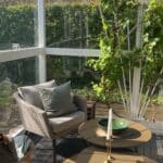 Solrig veranda udsigt